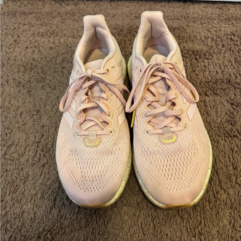 Adidas Pure boost 21 Blush Pink Running Sneakers Shoes Size 9 - Picture 4 of 10